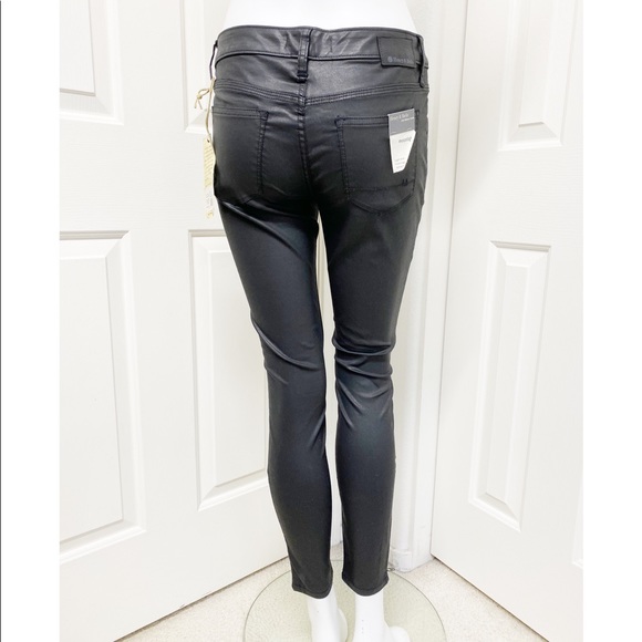 Henry and Belle Skinny Ankle zipper Coated jean - Picture 4 of 6